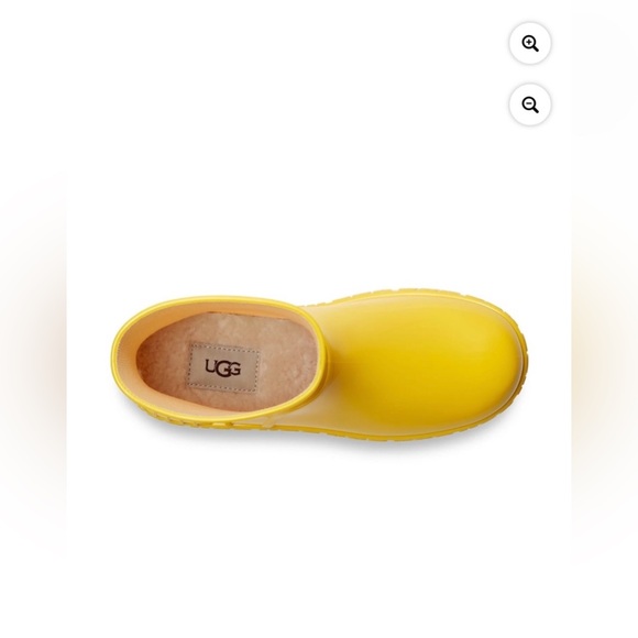 New UGG yellow Drizlita rain boots sherpa insole sz EU 38 7.5 8 - Picture 5 of 9